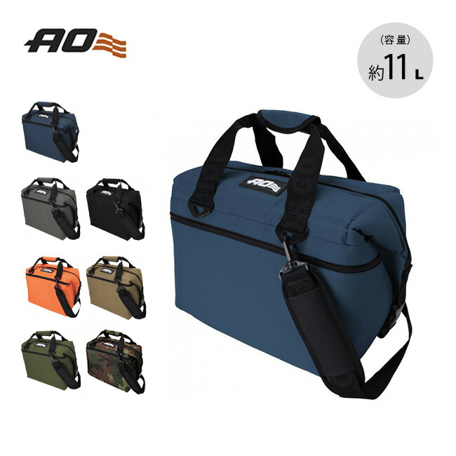 エーオークーラーズ　12パック　キャンバスソフトクーラー　11L　クーラーボックス　AO12　Soft　保冷　Canvas　アウトドア　Cooler　AO　12Pack　キャンプ　COOLERS　クーラーバッグ　【正規品】