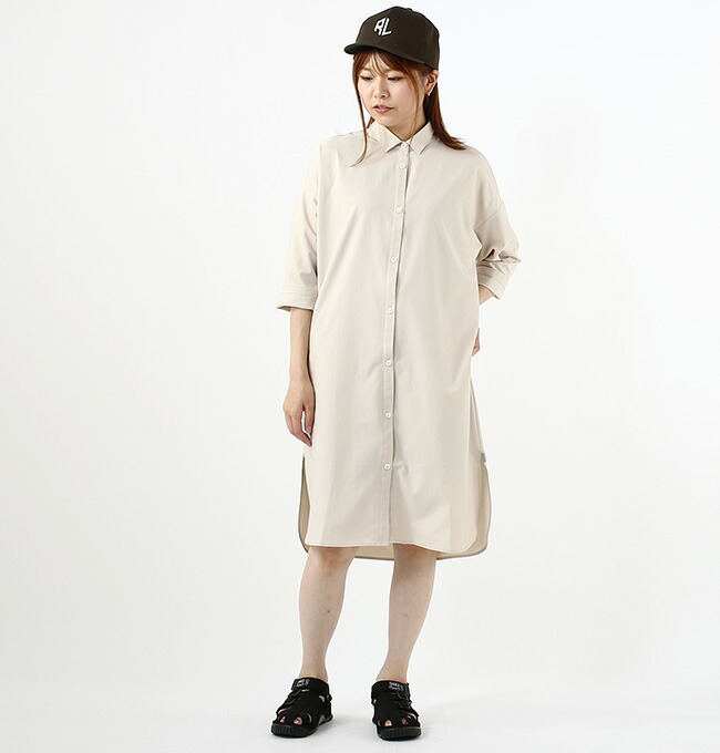 フーディニ ルートシャツドレス Houdini レディース Ws Dress Shirt ロングシャツ アウトドア Route シャツ ワンピ キャンプ フェス ワンピース