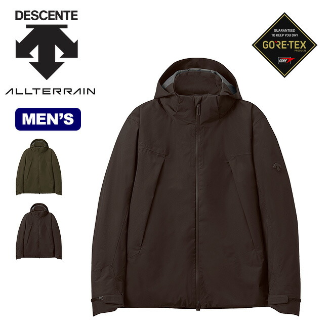 デサントオルテライン ゴアテックスパックライトアクティブシェルジャケット Descente Allterrain Gore Tex Paclite Active Shell Jacket メンズ Damugc51 シェルジャケット フードジャケット アウター 耐水 防風 ライフスタイル おしゃれ キャンプ アウトドア 本物