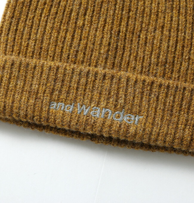 高い素材】 アンドワンダー シェットランドウールキャップ and wander Shetland wool cap メンズ ウィメンズ レディース ユニセックス  5742286093 帽子 ニット帽 ワッチ キャンプ アウトドア thietkebaobigiay.com