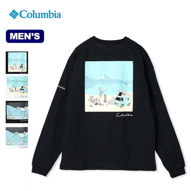 最安価格 コロンビア レイクトゥーアヴェニューロングスリーブTシャツ Columbia Lake To Avenue Long Sleeve Tee メンズ  PM2000 Tシャツ 長袖 ロングスリーブ トップス コラボ ジョナス クレアッソン 速乾 UVカット アウトドア nuage.com.br