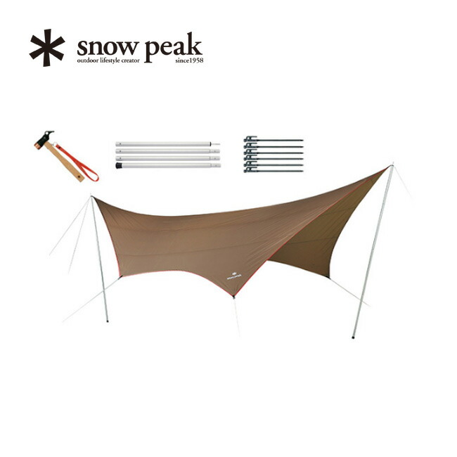 ウェルショップスノーピーク snow peak Lセット タープ アメニティタープ 6人用 ヘキサ TP-851S
