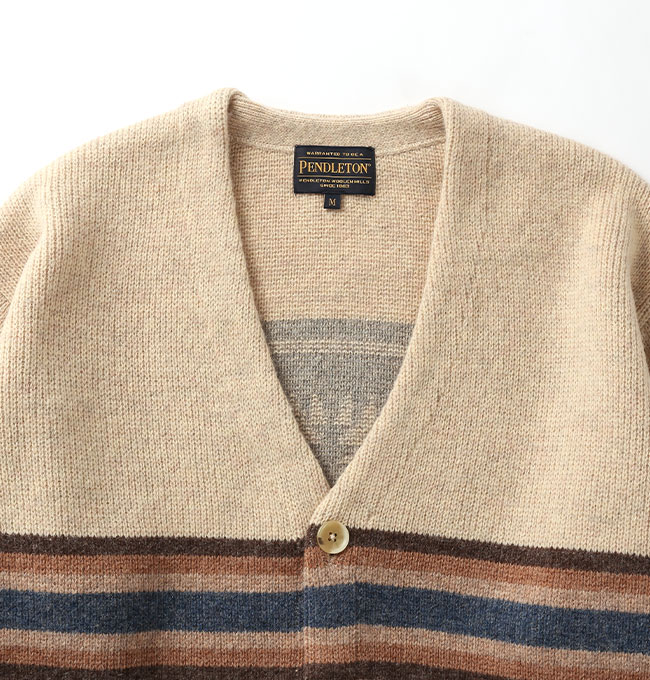 【楽天市場】ペンドルトン Vネックカーディガン PENDLETON V Neck Cardigan 2575-0002 メンズ トップス