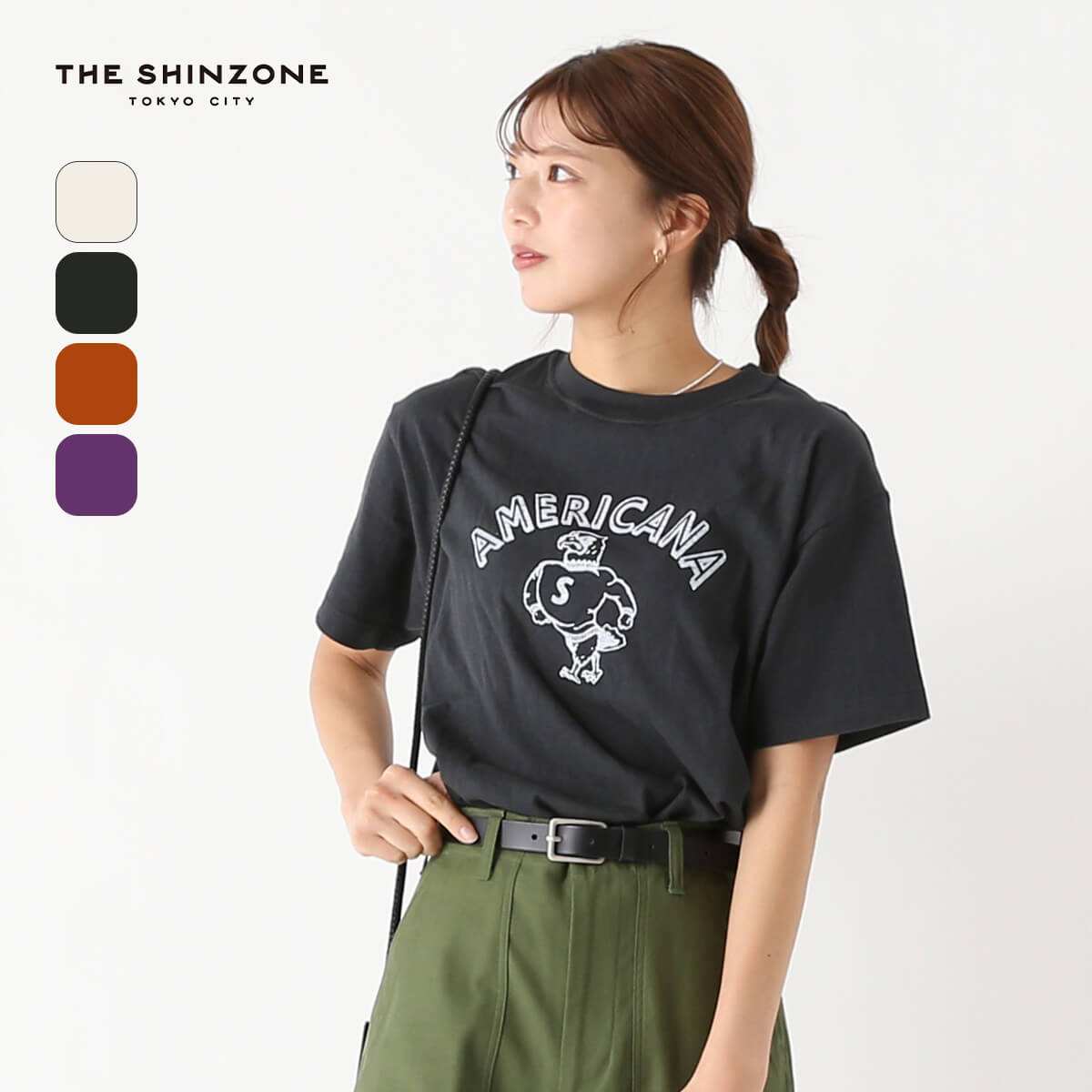 ザ シンゾーン アメリカーナコラボレーションTEE THE SHINZONE AMERICANA COLLABORATION TEE レディース  ウィメンズ 23MXXCU02 トップス カットソー Tシャツ 半袖 アウトドア キャンプ 【正規品】 | OutdoorStyle サンデーマウンテン