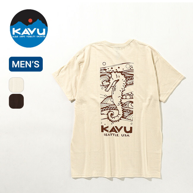 楽天市場】カブー シーオッターTee KAVU メンズ 19822058 半袖 Tシャツ 