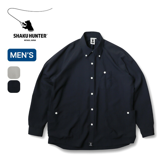 HIKE&BIKE CAVE TYPEWRITER BIG SHIRT #BLACK [PS231005
