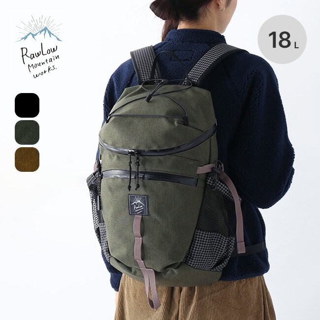 楽天市場】ロウロウマウンテンワークス バンビ RawLow Mountain Works Bambi リュック ザック バックパック 26L 28L  メンズ レディース 軽量 ロールトップ 登山 ハイキング 日帰り 山小屋泊 自転車 通勤 旅行 トラベル UL ウルトラライト おしゃれ キャンプ  アウトドア ...