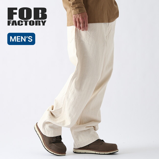 エフオービーファクトリー HBTペインターパンツ FOB FACTORY HBT PAINTER PANTS メンズ F0485 パンツ ボトムス ロングパンツ ワイドパンツ おしゃれ キャンプ アウトドア｜OutdoorStyle サンデーマウンテン