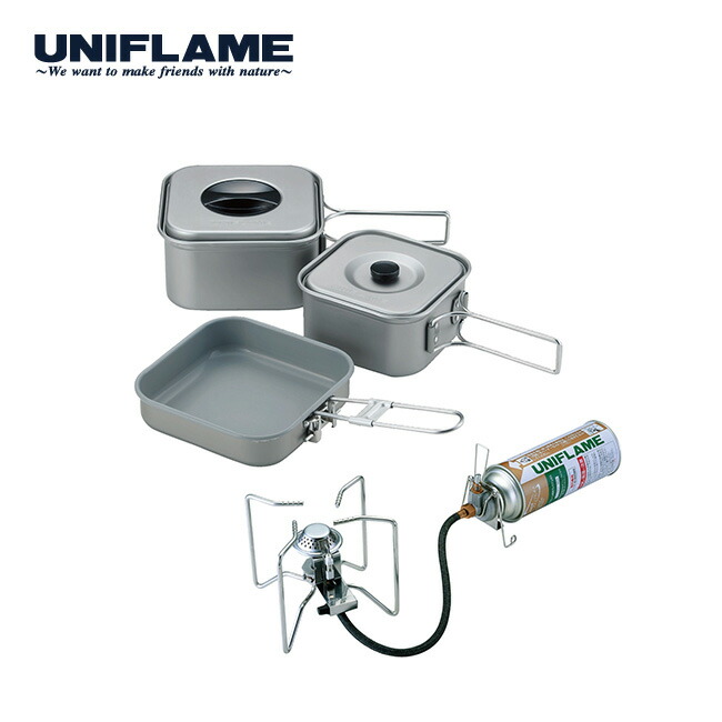 UNIFLAME - 新品UNIFLAME(ユニフレーム) 山クッカー 角型 3 楽天市場】ユニフレーム 山クッカー角型 3 UNIFLAME おしゃれ