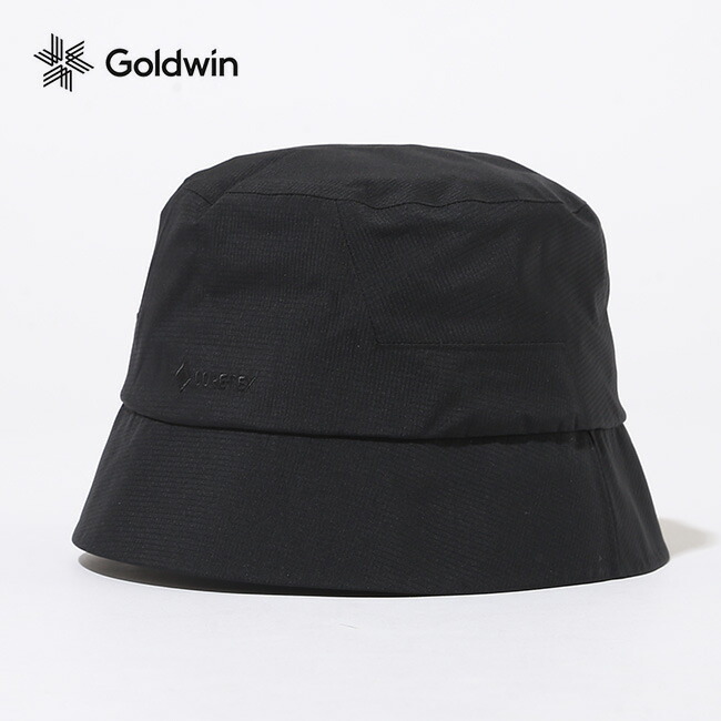 Goldwin GORE-TEX ブラック バケットハット 58-60cm Goldwin GORE-TEX ブラック バケットハット 58-60cm