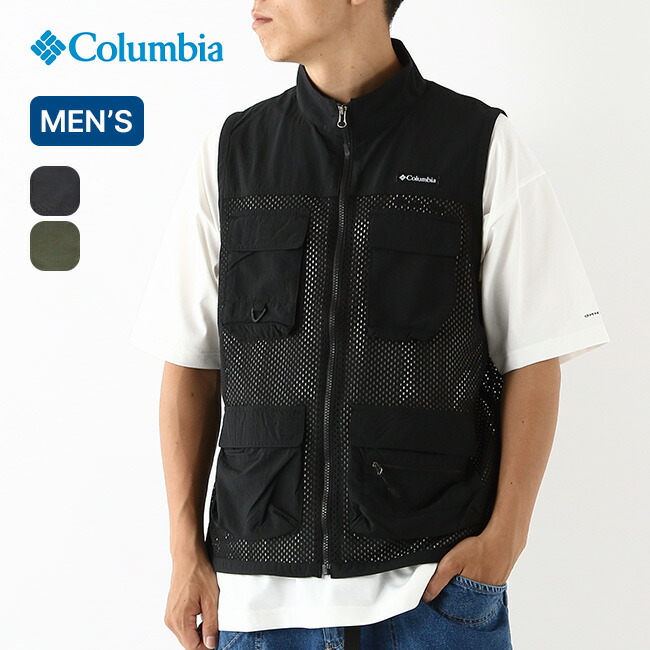 楽天市場】Columbia(コロンビア)PM3793 グリーンパインズ ベスト