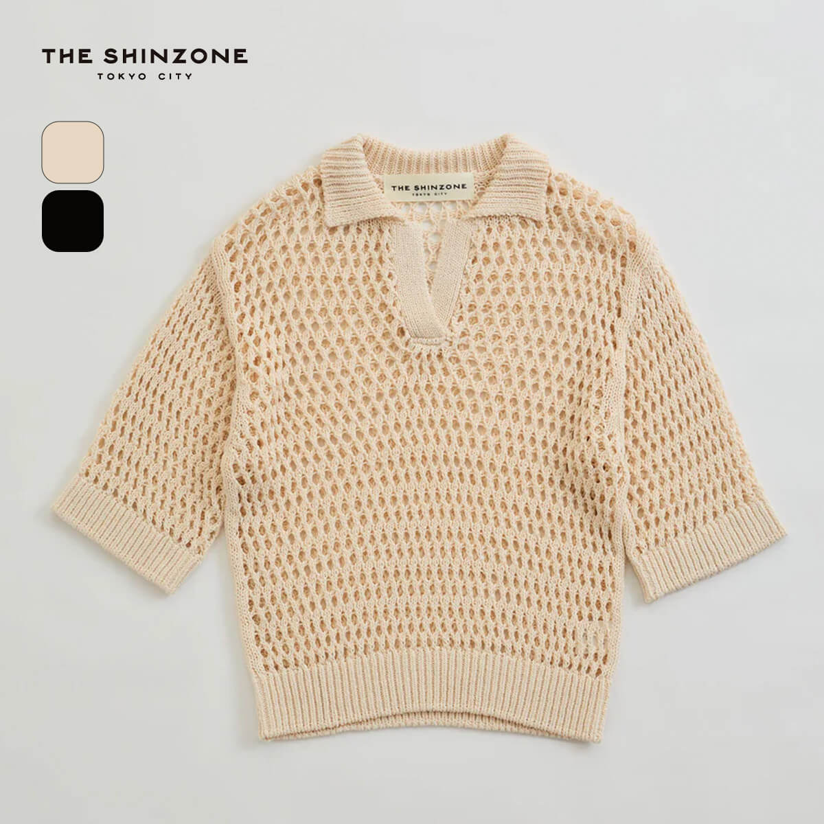 楽天市場】ザ シンゾーン オープンワークポロニット THE 楽天市場】ザ シンゾーン オープンワークポロニット THE
