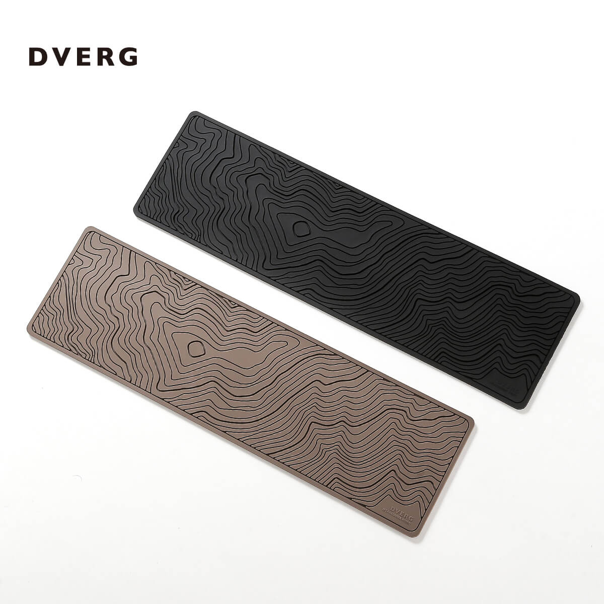 Amazon | DVERG ドベルグ Topographic Bar Mat ブラック 黒