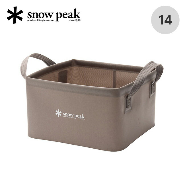 楽天市場】【ラスト1点】スノーピーク ソフトバケツ 14 snow peak Soft