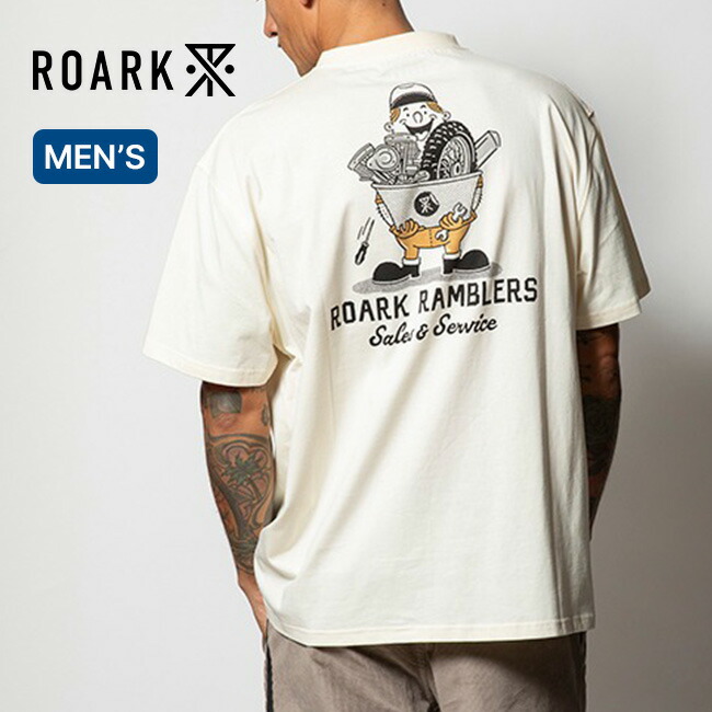 【ROARKロアーク】Tシャツ&パンツ共にS ROARK REVIVAL ロアーク レディース ユニセックス トップス 長袖