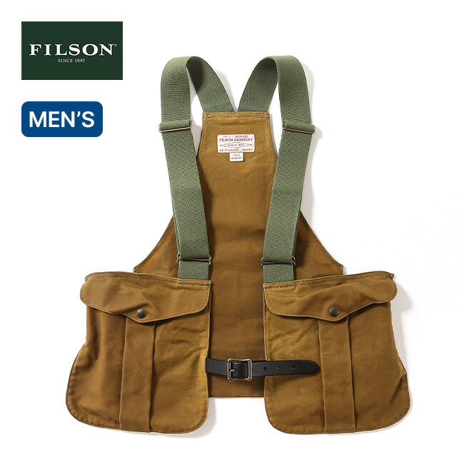 フィルソン ハンティングベスト カーキ 楽天市場】FILSON フィルソン ティンクロス ゲームバッグ Tin