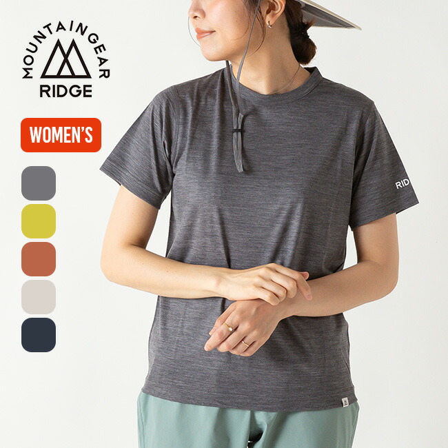 【SALE 20%OFF】リッジマウンテンギア メリノベーシックTeeショートスリーブ【ウィメンズ】 RIDGE MOUNTAIN GEAR Merino Basic Short Sleeve Tee レディース トップス ベースレイヤー アンダーウェア 下着 Tシャツ 半袖 フェス おしゃれ キャンプ アウトドア 8,179円