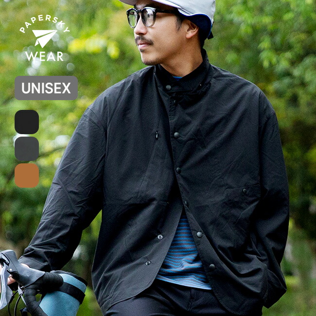 ジャケット・アウター PAPERSKY WEAR HIKE & BIKE SHELL BLACK PAPERSKY WEAR｜HIKE & BIKE SHELL – LUNETTES + 山の道具屋