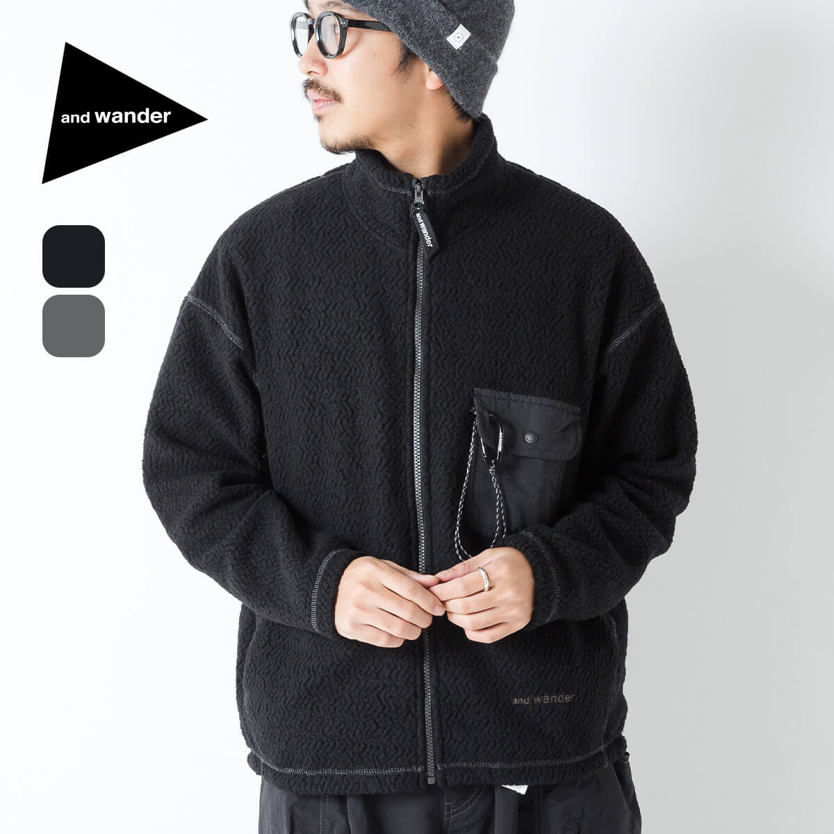 楽天市場】アンドワンダー ウォーターリペレントライトジャケット and