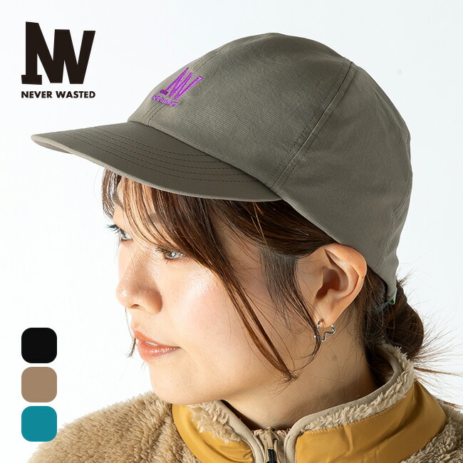 ネバーウェイステッド NWキャップ NEVER WASTED NW02 メンズ レディース ユニセックス 帽子 キャップ フェス 登山 ハイキング おしゃれ キャンプ アウトドア