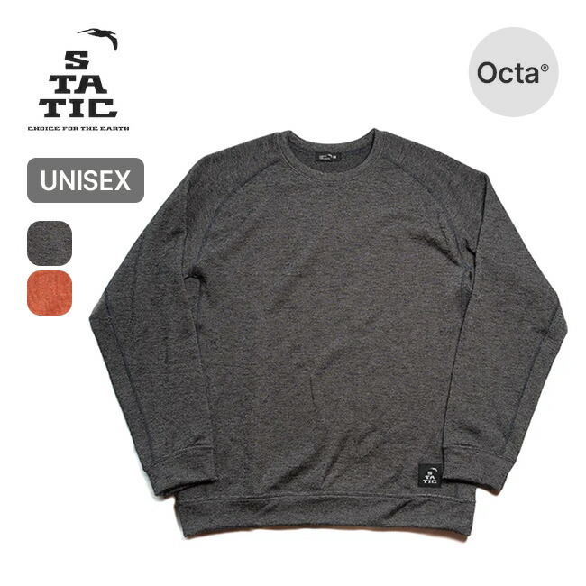 STATIC スタティックROAR CREW ブラック L/XL STATIC スタティックROAR CREW ブラック L/XL STATIC ROAR CREW BLACK