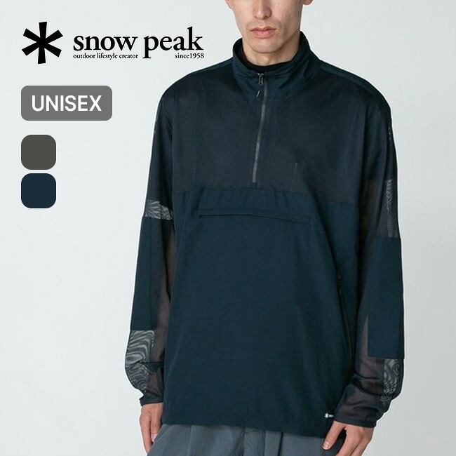 【ラスト1点】【一部SALE】スノーピーク インセクトシールドメッシュプルオーバー snow peak Insect Shield Mesh Pullover メンズ レディース ユニセックス JK-25SU011 トップス アウター 虫除け 日除け ポケッタブル パッカブル 登山 キャンプ アウトドア