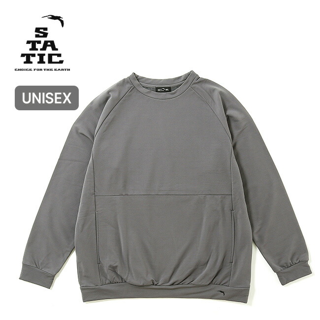 【SALE Max20%OFF】スタティック ヴァーヴリラックスクルー STATIC VERVE RELUX CREW ユニセックス メンズ ウィメンズ レディース 105500 トップス 長袖 トレーナー ウール おしゃれ キャンプ アウトドア