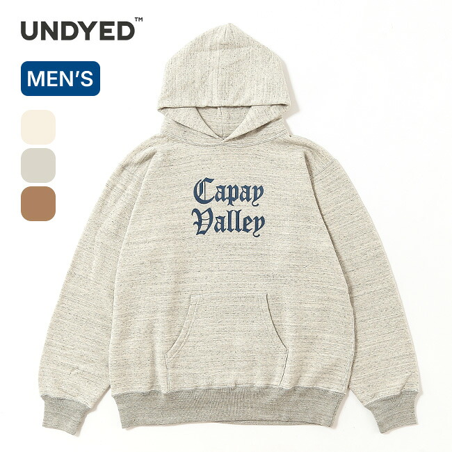 【SALE Max50%OFF】【ラスト1点】アンダイド スウェットフーディー(CAPAY) UNDYED SWEAT HOODIE メンズ 25F306B パーカー トップス 長袖 おしゃれ キャンプ アウトドア