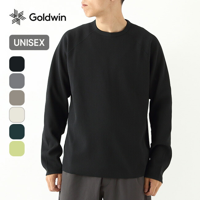 楽天市場】ゴールドウィン ワッフルライトL/S Tシャツ ユニセックス