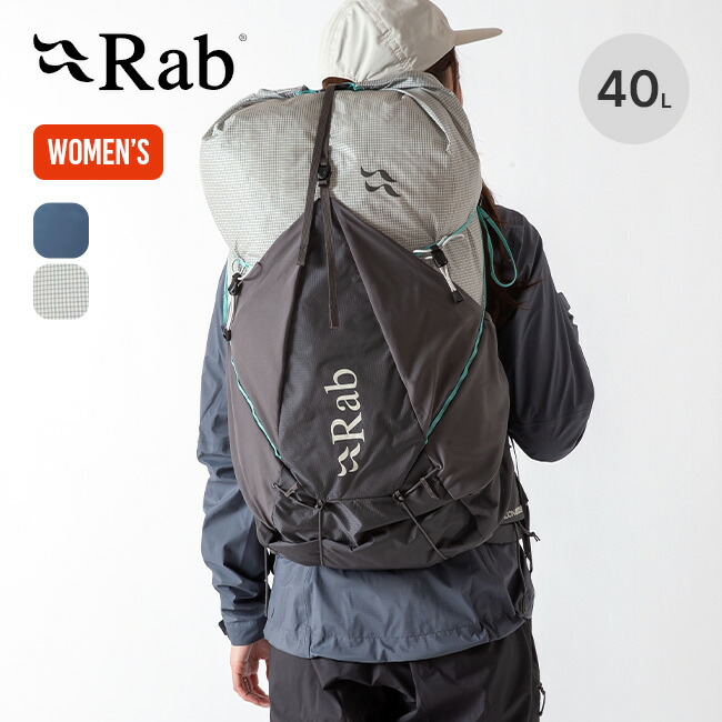 ラブ ムオン ND40 Rab Muon ND40 レディース ウィメンズ QAP-51 バックパック リュック ザック 軽量 登山 ハイキング キャンプ アウトドア｜OutdoorStyle サンデーマウンテン