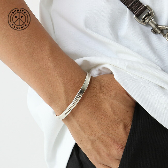 ポータークラシック ニードルバングル Porter Classic NEEDLE BANGLE メンズ レディース PC-011-1121 アクセサリー ジュエリー ブレスレット ゴールド シルバー 18K ギフト プレゼント キャンプ アウトドア|OutdoorStyle サンデーマウンテン