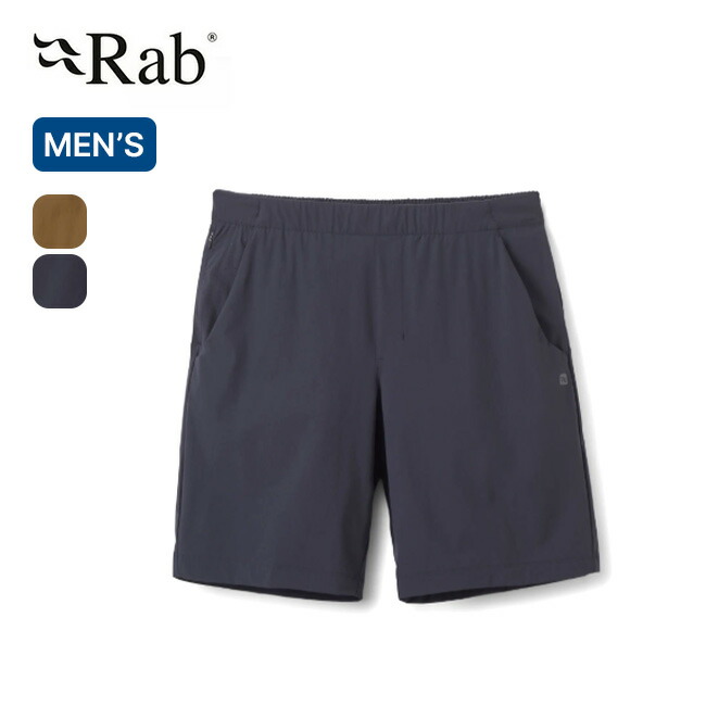 ラブ モメンタムショーツ7インチ メンズ Rab Momentum Shorts QFW-46 ショートパンツ ショーパン 半ズボン 軽量 速乾 登山 ハイキング キャンプ アウトドア