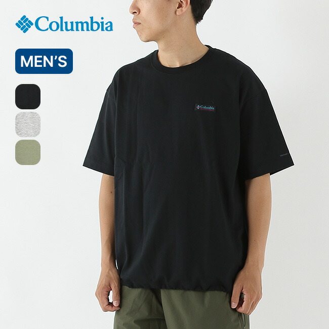 コロンビア クロックドリバーショートスリーブTシャツ メンズ Columbia Crooked River S/S Tee PG9418 トップス ティシャツ 半袖 ドライ 速乾 タウンユース 旅行 トラベル キャンプ アウトドア