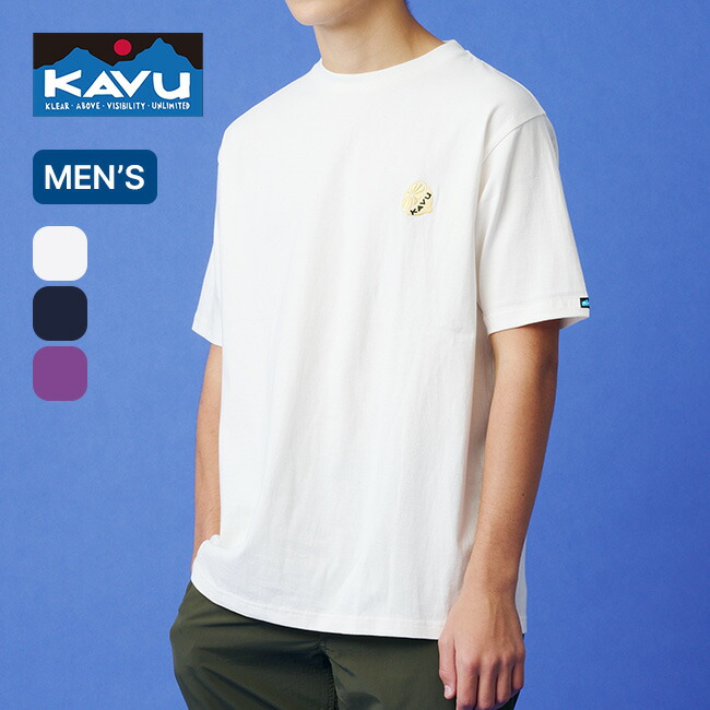 カブー OPレモンTee KAVU メンズ 19822426 Tシャツ トップス 半袖 ショートスリーブ 刺繍 おしゃれ キャンプ アウトドア