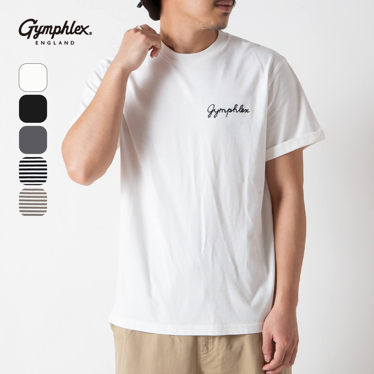 ジムフレックス S/S Tシャツ Gymphlex S/S T-SHIRT メンズ レディース ウィメンズ ユニセックス #GY-C0446 COM トップス 半袖 おしゃれ キャンプ アウトドア