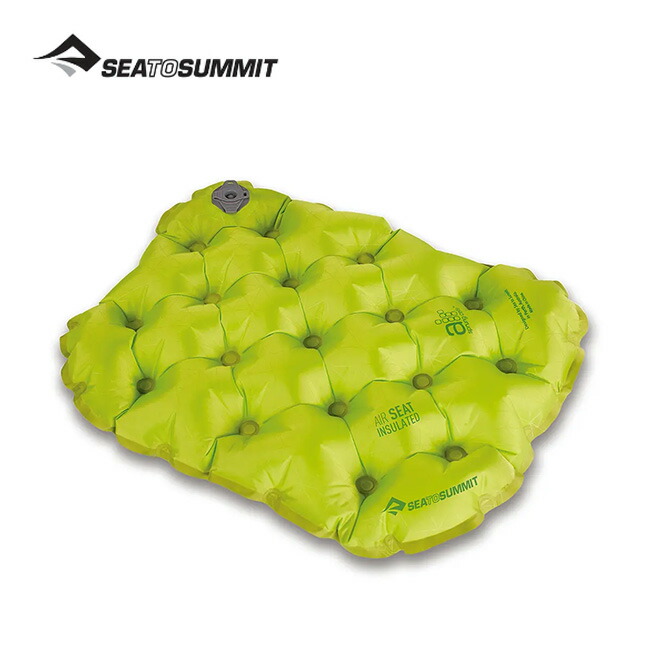 シートゥサミット エアシートインサレーティッド グリーン SEA TO SUMMIT Air Seat Insulated ST81189001 座布団 エアマット 軽量 コンパクト スポーツ観戦 キャンプ アウトドア