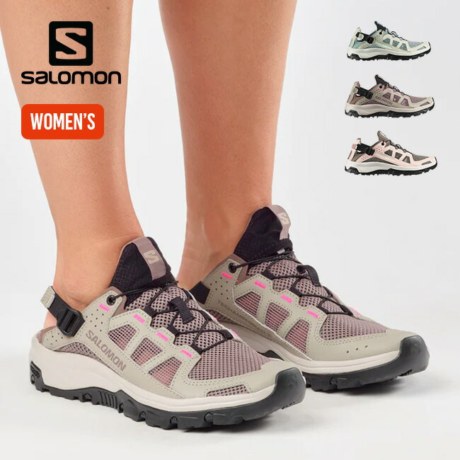 サロモン テックアンフィビアン5【ウィメンズ】 SALOMON TECHAMPHIBIAN 5 サンダル 靴 スニーカー ウォーターシューズ 水陸両用 通気性 速乾 クイックレース 川 海 沢 スポーツ レジャー おしゃれ キャンプ アウトドア 9,504円