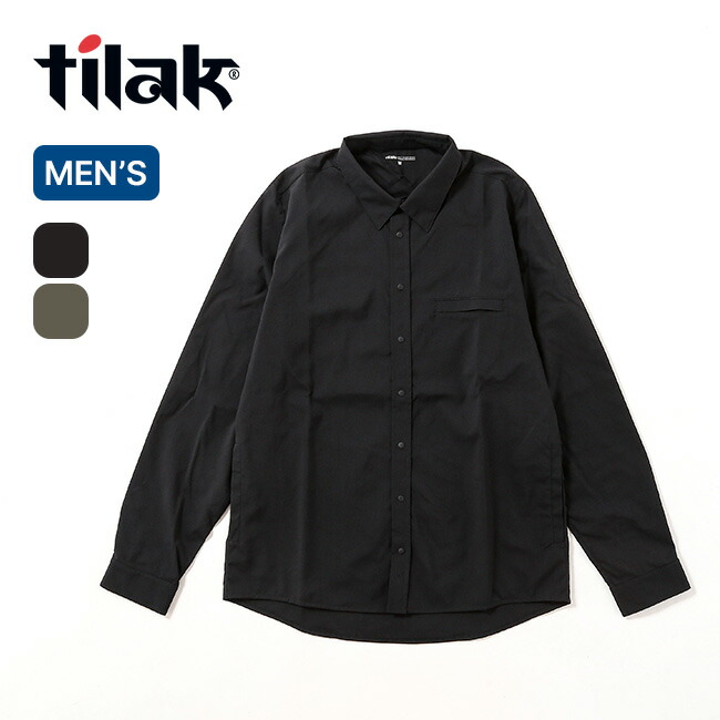ティラック ナイトシャツL/S Tilak メンズ 26ss-43219 長袖シャツ ロングシャツ 長袖 トップス おしゃれ キャンプ アウトドア