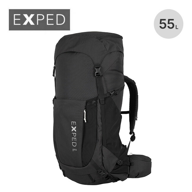 エクスペド リッジライン55 EXPED Ridgeline 55 リュック ザック バックパック ロールトップ ヒップバッグ レインカバー付き 登山 トラベル 旅行 おしゃれ キャンプ アウトドア|OutdoorStyle サンデーマウンテン