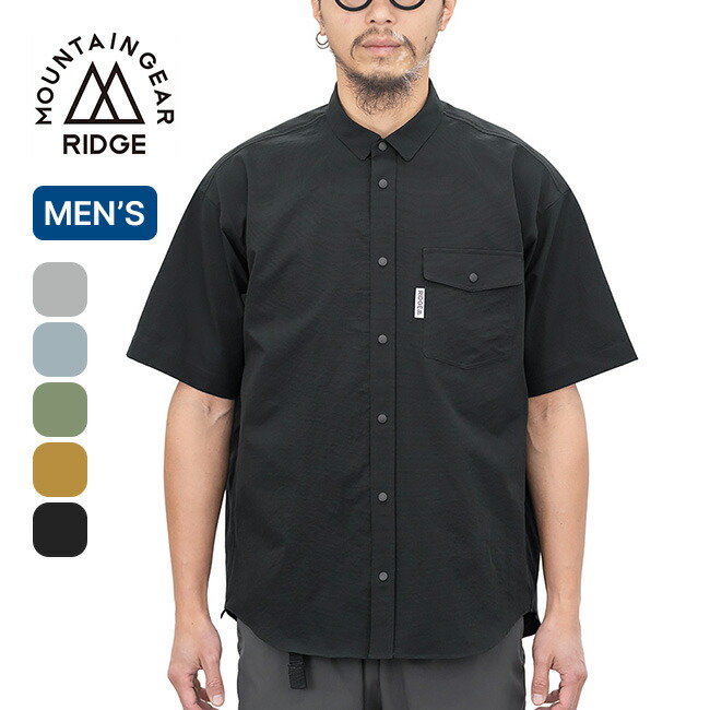 【SALE Max10%OFF】リッジマウンテンギア ベーシックショートスリーブシャツ メンズ RIDGE MOUNTAIN GEAR Basic Short Sleeve Shirt トップス 半袖 おしゃれ キャンプ アウトドア｜OutdoorStyle サンデーマウンテン