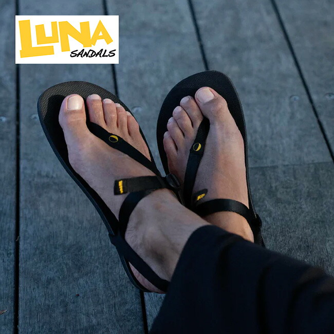 ルナサンダル ベナード2.0 LUNA SANDALS Venado 2.0 メンズ レディース ユニセックス 102 ブラック サンダル ベアフットサンダル ワラ—チ ランニング トレイルランニング 裸足感覚 靴 シンプル おしゃれ キャンプ アウトドア|OutdoorStyle サンデーマウンテン