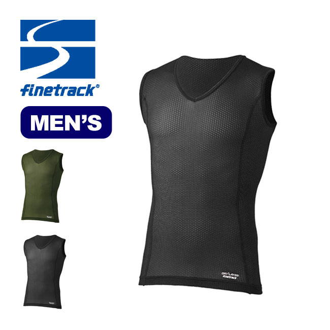 ファイントラック メンズ スキンメッシュノースリーブ finetrack Skin Mesh no sleeve メンズ FUM0416 下着 アンダーレイヤー シャツ ＜2019 秋冬＞