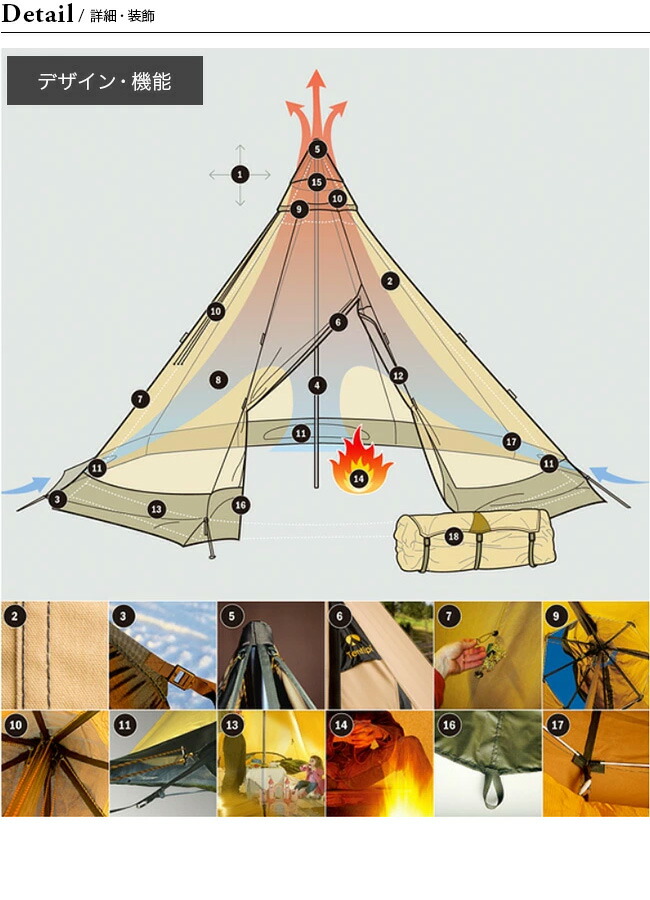 楽天市場 テンティピ オニキス9ライト Tentipi Onyx 9 Light テント キャンプ アウトドア 宿泊 ティピー 8 9人対応 正規品 Outdoorstyle サンデーマウンテン