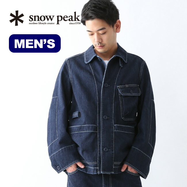 スノーピーク snow peak デニム カバーオール bckediri.beacukai.go.id