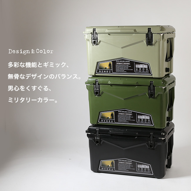 残り僅か アイスランドクーラーボックス 45QT ICELAND coolerの+