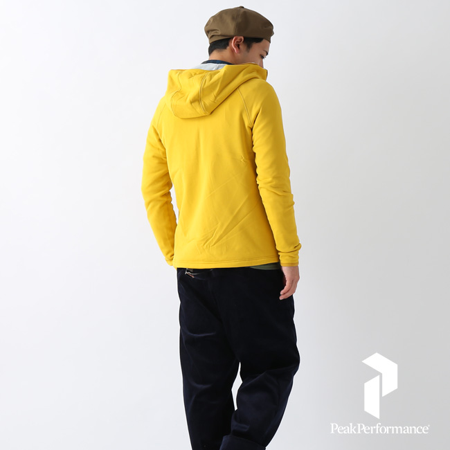 peak performance hoodie yellow