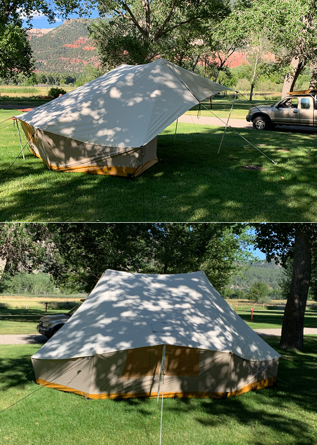 【楽天市場】エリスキャンバステント トラックテント Ellis Canvas Tents The Truck Tent MADE IN USA