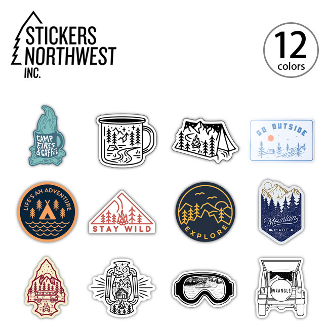 楽天市場 ステッカーズノースウエスト プリンテッドステッカー Stickers Northwest Sticker ステッカー 耐候性 キャンプ アウトドア フェス 正規品 Outdoorstyle サンデーマウンテン