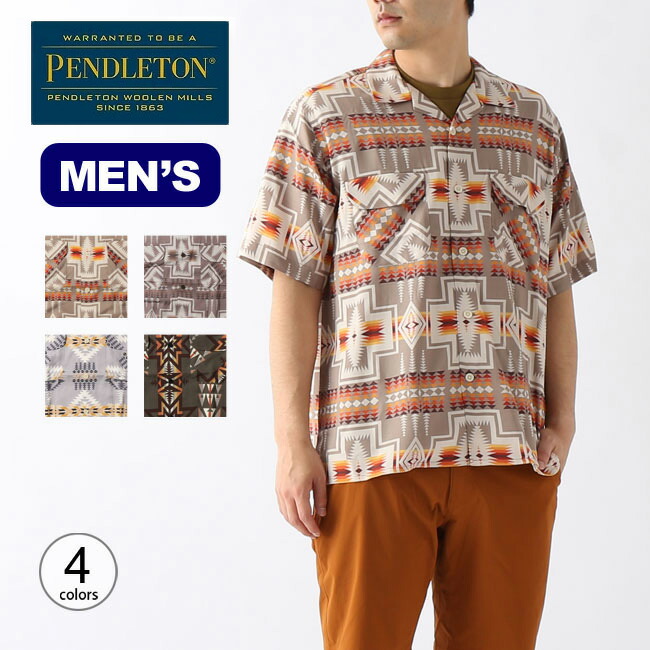 超歓迎 0275 0002 メンズ Pendleton オープンカラーシャツ S S ペンドルトン アロハシャツ 正規品 半袖 柄シャツ P Kalnica Eu