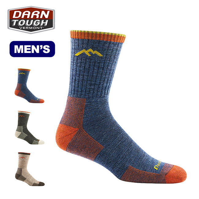 ダーンタフ Darn Tough Merino Wool Micro Crew Cushion Sock Black